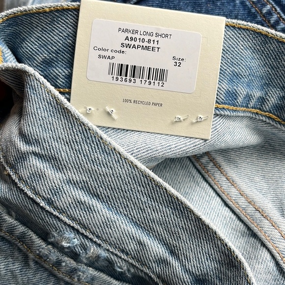 AGOLDE Parker Long Short Size 32 NWT - Picture 7 of 17